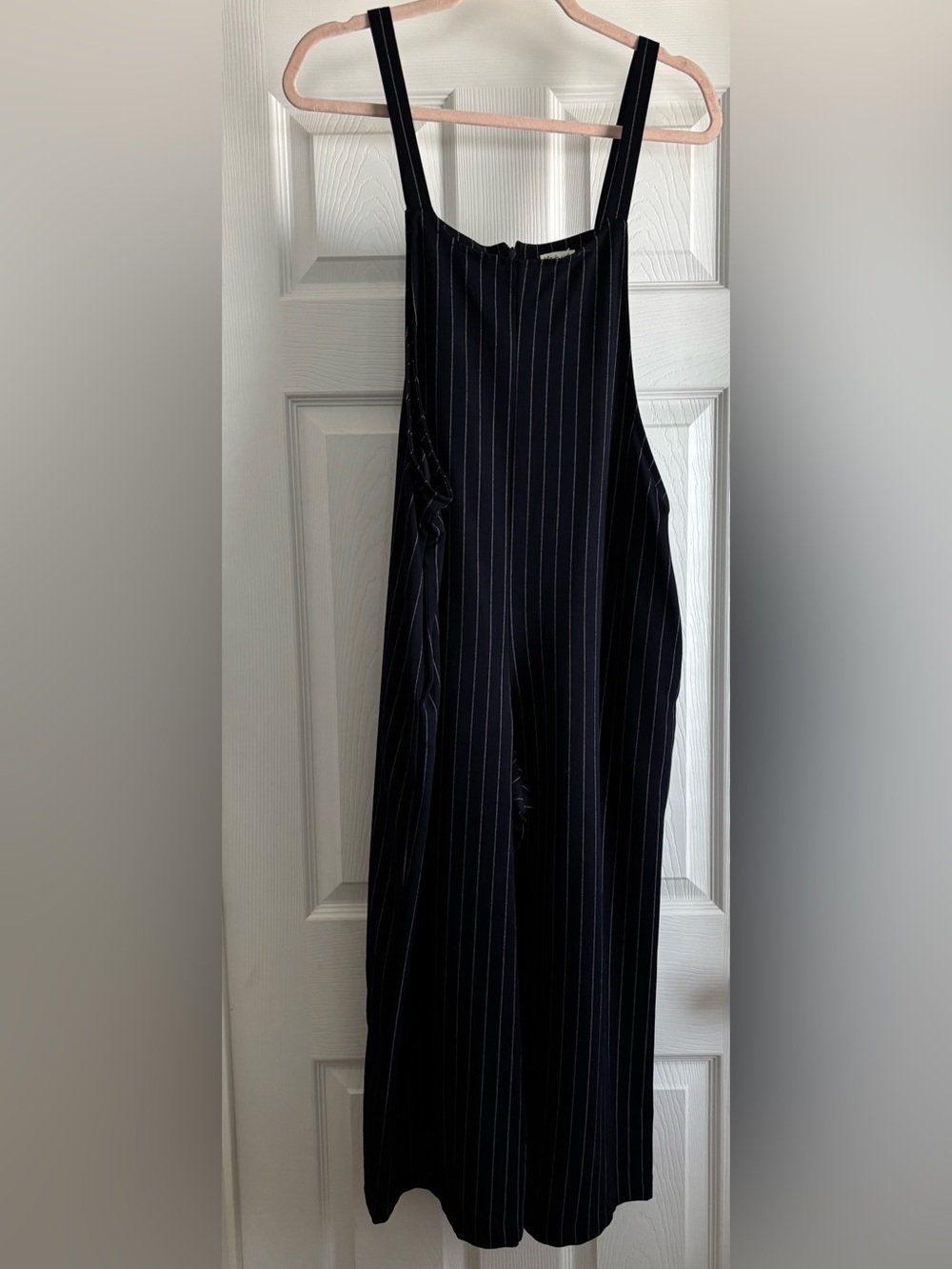 bleuh ciel Black Pinstripe Romper